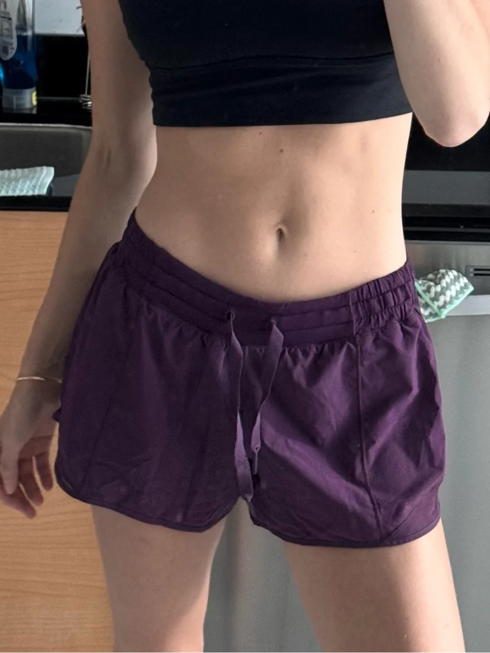 lululemon athletica Women's Athletic Shorts in Deep Purple